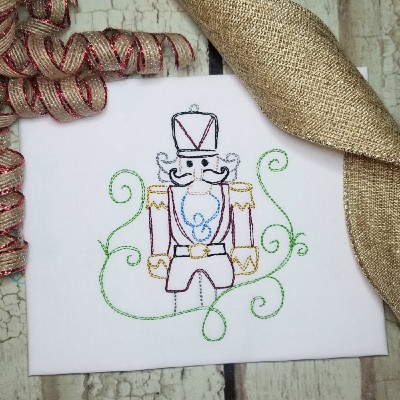 nutcracker soldier machine embroidery design